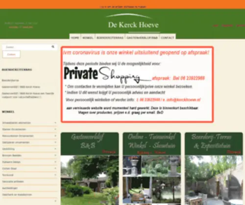 Kerckhoeve.nl(Kerckhoeve Helvoirt) Screenshot