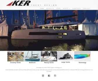 Kerdesign.com(Yacht Designers) Screenshot