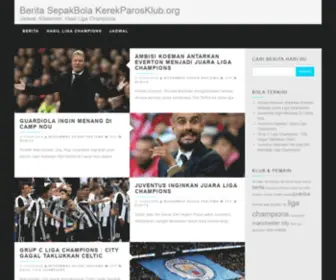 Kerekparosklub.org(Berita SepakBola) Screenshot