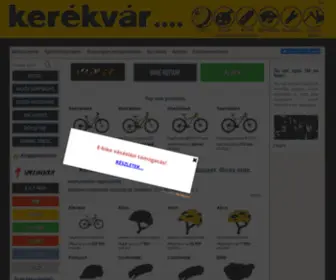 Kerekvar.hu(Profi kerékpárbolt) Screenshot