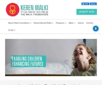 Kerenmalki.org(Children with Disabilities) Screenshot