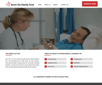 Kerentov.org.au(Keren Tov Charity Fund) Screenshot