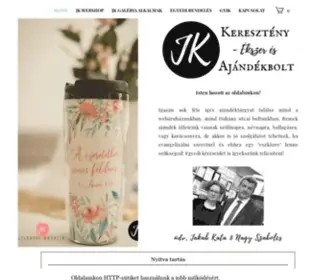 Keresztenyekszer.com(JK Keresztény Ajándékbolt) Screenshot