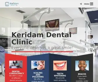 Keridamdentalclinic.com(Best Dental Clinic in Nairobi CBD) Screenshot