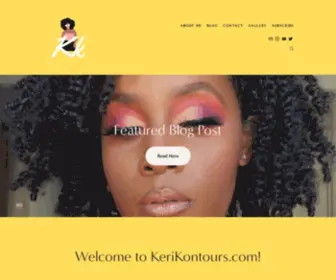 Kerikontours.com(Keri Kontours) Screenshot