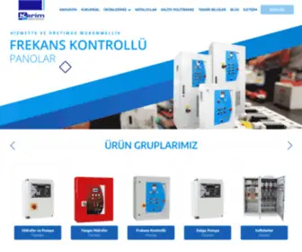 Kerim.com.tr(Kerim Elektro Motor. Hidrofor ve Pompa Panoları) Screenshot