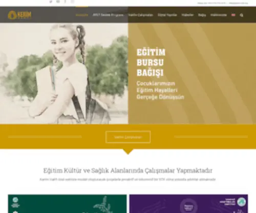 Kerimvakfi.org(Kerim Vakf) Screenshot