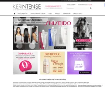 Kerintense.fr(Spécialiste du lissage brésilien au meilleur prix) Screenshot