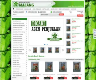 Keripikbuahmalang.com(Jual Keripik Buah Malang) Screenshot