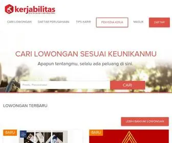 Kerjabilitas.com(Kerjabilitas) Screenshot