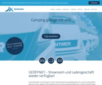 Kerkamm.com(Was immer das Camperherz verlangt) Screenshot