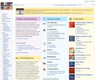 Kerkliedwiki.nl(Kerkliedwiki) Screenshot