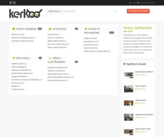 Kerkoo.com(Njoftime falas në Shqiperi) Screenshot