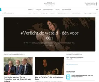 Kerkvanjezuschristus.nl(België) Screenshot