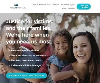 Kerleyschaffer.com(Oakland Personal Injury Lawyers & Bad Faith Insurance Attorneys) Screenshot