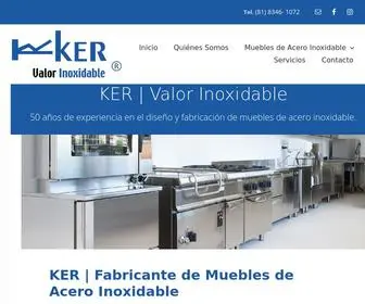 Ker.mx(Diseño y fabricación de muebles de acero) Screenshot