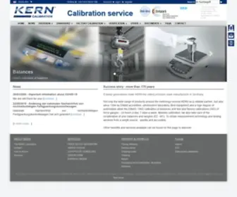Kern-LAB.com(KERN DAkkS calibration laboratory) Screenshot