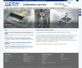 Kern-LAB.de(KERN DAkkS calibration laboratory) Screenshot
