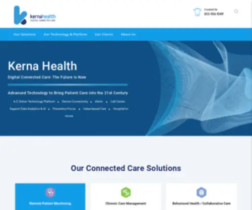 Kernahealth.com(Kerna Health Digital Connected Care) Screenshot