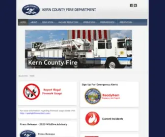 Kerncountyfire.org(KCFD) Screenshot