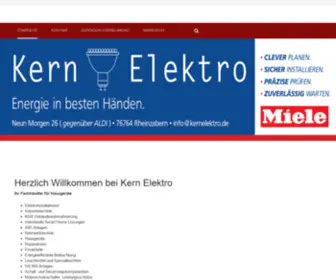 Kernelektro.de(Elektronische Anlagen) Screenshot