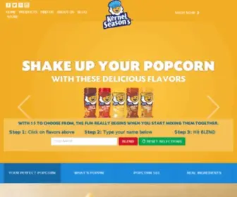 Kernelseasons.com(Kernel Season's Popcorn Seasoning) Screenshot