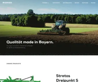 Kerner-Maschinenbau.de(Landmaschinen für die Landwirtschaft) Screenshot