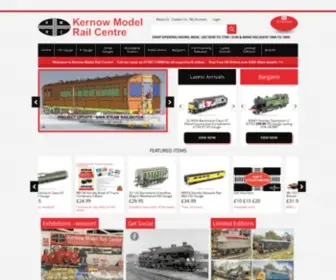 Kernowmodelrailcentre.com(Kernow Model Rail Centre) Screenshot