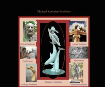 Keropiansculpture.com(Michael Keropian Bronze Sculpture) Screenshot