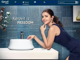Kerovit.com(Faucets) Screenshot