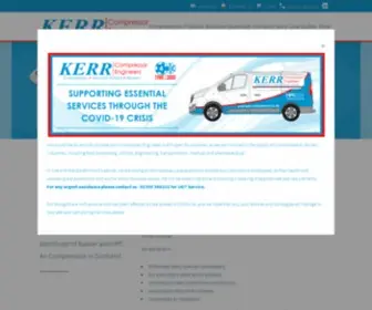 Kerr-Compressors.com(Air Compressors) Screenshot