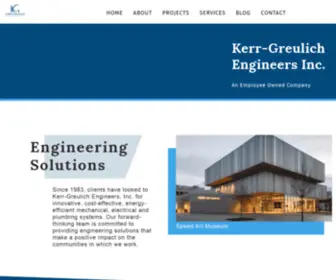 Kerr-Greulich.com(Kerr Greulich Engineers Inc) Screenshot