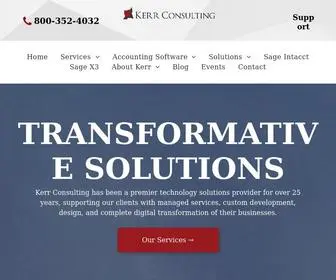 Kerrconsulting.com(Kerr Consulting) Screenshot