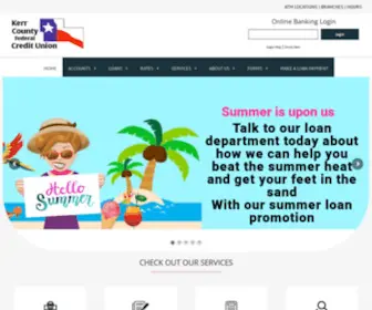 Kerrcountyfcu.com(Kerr County FCU) Screenshot