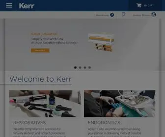 Kerrdental.com(Dental Supplies) Screenshot