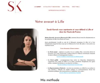 Kerrich-Avocat.fr(Le Cabinet) Screenshot