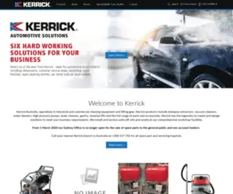 Kerrick.com.au(Industrial & Commercial Cleaning Equipment) Screenshot