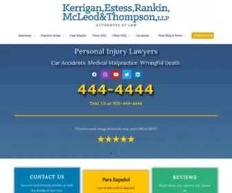 Kerrigan.com(Personal Injury Lawyers) Screenshot