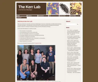 Kerrlab.org(Kerr Wiki Public/Welcome to the Kerr Lab) Screenshot