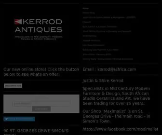 Kerrodantiques.co.za(KERROD MODERN) Screenshot