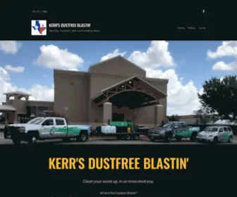 Kerrsdustfree.com(Dustless Blasting) Screenshot