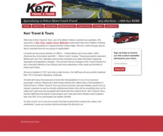 Kerrtravel.ca(Kerr Travel and Bus Tours) Screenshot
