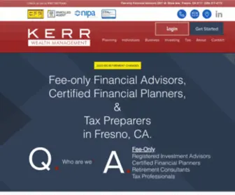 Kerrwealth.com(Fresno Financial Advisors) Screenshot