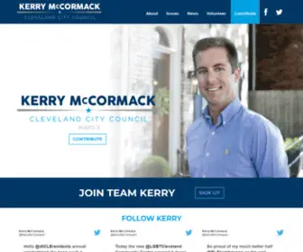 Kerry4Cleveland.com(For Cleveland City Council) Screenshot