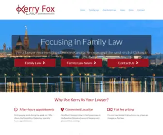 Kerryfoxfamilylaw.com(Kerry Fox) Screenshot