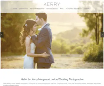 Kerrymorgan.com(London Wedding Photographer & Engagement Photography London) Screenshot