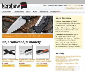 Kershawknives.cz(Nože) Screenshot