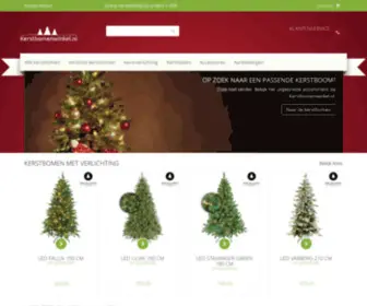 Kerstbomenwinkel.nl(Kunstkerstbomen uit voorraad) Screenshot