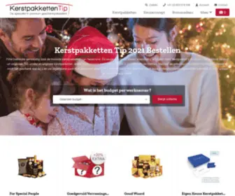 Kerstpakkettentip.nl(Kerstpakketten TIP) Screenshot