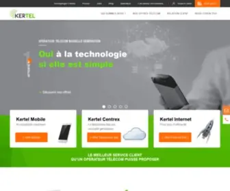 Kertel.com(Opérateur télécom fixe) Screenshot